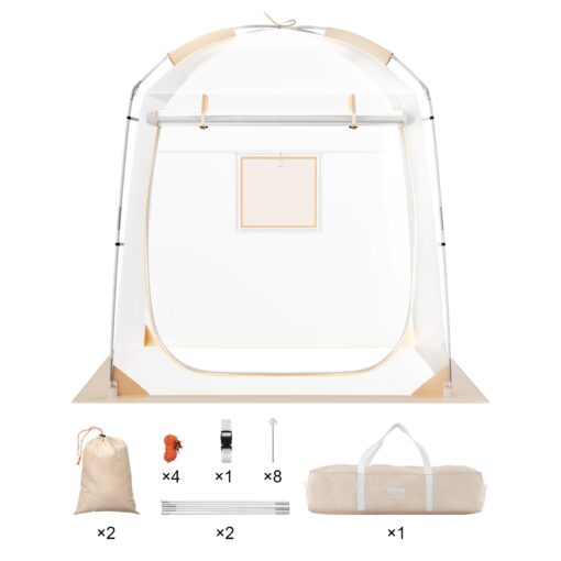 VEVOR 18m x 18m Waterproof Cold Resistant Sports Bubble Tent for 2 4 People