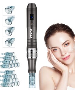 VEVOR Professional Electric Microneedling Pen with Adjustable Needle Length (0-2.5 mm / 0-0.1 inch)