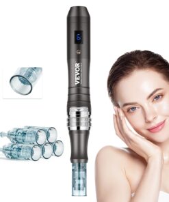 VEVOR M8 Professional Microneedling Pen with 6 Adjustable Speeds and 5 Replacement Cartridges