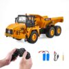 VEVOR 118 Scale RC Remote Control Dump Truck Toy with 11 Channels