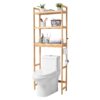 VEVOR 3 Tier Bamboo Over the Toilet Storage Rack