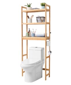 VEVOR 3-Tier Bamboo Over-the-Toilet Storage Rack