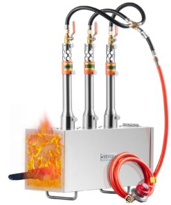 VEVOR Portable Propane Forge with 3 Burners