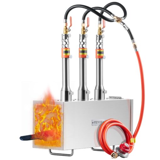VEVOR Portable Propane Forge with 3 Burners