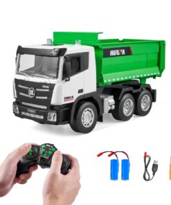 VEVOR 1:18 Scale RC Remote Control Dump Truck Toy with 69 m/min Speed and 4WD