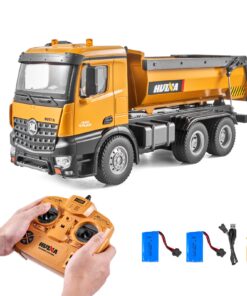 VEVOR 1:14 Scale RC Remote Control Dump Truck Toy with 10 Channels