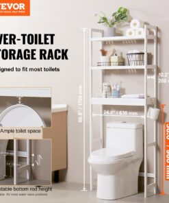 Bathroom Space Saver Organizer   63x26x170 cm 248x102x669 in