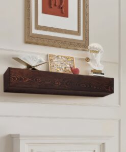 VEVOR Solid Pine Wood Floating Fireplace Mantel Shelf
