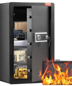 VEVOR 113L (4.0 cu.ft) High-Security Safe Box with Key Lock & Password