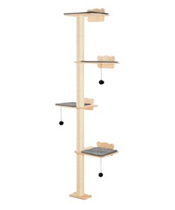 VEVOR Wall Mounted Cat Tree Shelves Set with Platform