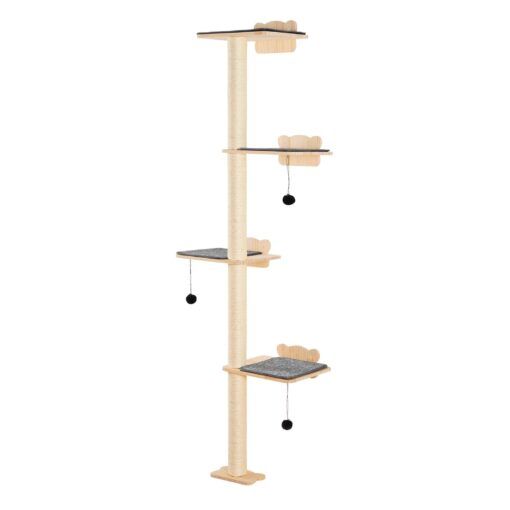 VEVOR Wall Mounted Cat Tree Shelves Set with Platform