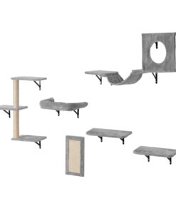 VEVOR Wall Mounted Cat Playground Set with Shelves