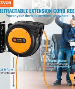 19 m (62 pēdas) 1600 W strāvas vads