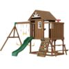 VEVOR 9 in 1 Wooden Playground Set with 18m 6ft Slide