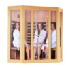 VEVOR Far Infrared Wooden Sauna Room for 3 4 People