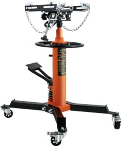 VEVOR 500 kg / 1100 lbs Hydraulic 2-Stage Telescopic Transmission Jack with 85-170 cm / 33.5-67 in Lifting Range