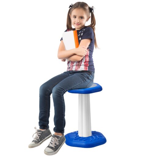 VEVOR Active Kids Wobble Chair with 360° Swivel and Sponge Cushion for Ages 7 14