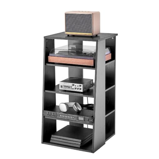 VEVOR 5 Tier Height Adjustable AV Media Stand