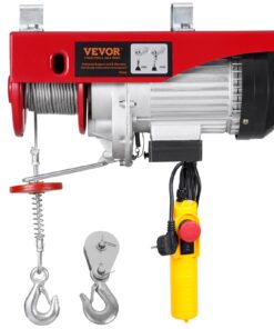 VEVOR Electric Hoist Crane Winch 800 kg/1760 lbs Load Capacity with 4.3 m/14 ft Wired Remote Control 230V