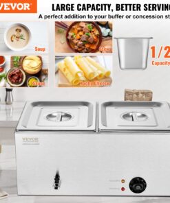 17L (18qt) galda virsma Bain Marie