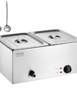 VEVOR Commercial Electric Food Warmer with 2 Pans