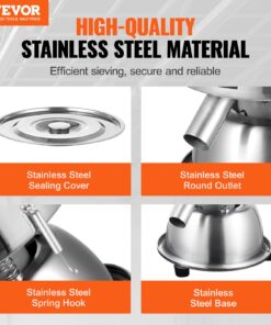 High-Efficiency Sifter Shaker for Powders and Liquids