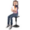 VEVOR Height Adjustable Wobble Chair for Kids 40 55 cm  157 217 in   Active Swivel Chair for Ages 12 18