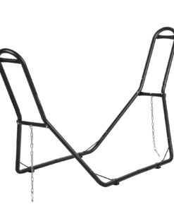 VEVOR Adjustable Steel Hammock Stand 204 kg (450 lbs) Capacity for 2.1-3.9m (6.9-12.8ft) Hammocks - Easy Assembly
