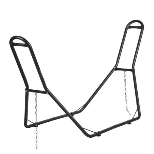 VEVOR Adjustable Steel Hammock Stand 204 kg 450 lbs Capacity for 21 39m 69 128ft Hammocks Easy Assembly