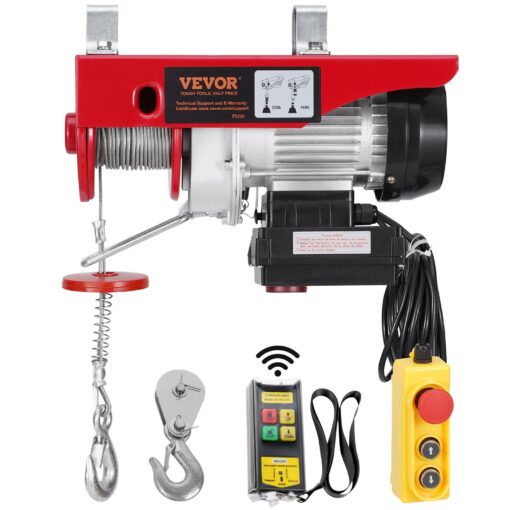 VEVOR Electric Hoist Crane Winch with 200 kg 440 lbs Load Capacity