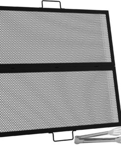 VEVOR 91 cm x 91 cm Foldable Square Fire Pit Grill Grate with X Marks - Durable