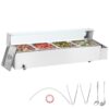 VEVOR Commercial Electric Food Warmer with Glass Shield