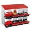 VEVOR 8 Compartment Chicken Nesting Box with Ventilated Design