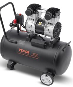 VEVOR 15 Gallon (57 Liters) Ultra Quiet Oil-Free Air Compressor