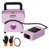VEVOR Mini Hat Heat Press Machine for Caps 15x8 cm 59x315 inch   Purple