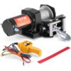 VEVOR 907 kg 2000 lb Electric Winch for ATVUTV with Steel Cable