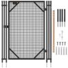 VEVOR Removable Inground Pool Fence Gate 12 x 076 M 4 x 25 FT for Child Safety with Aluminum Frame and Teslin Mesh
