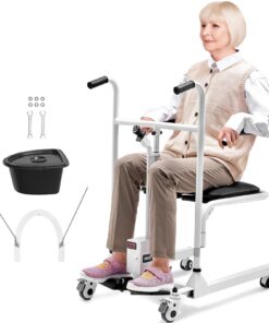 VEVOR Electric Patient Lift Transfer Chair with 180° Split Seat