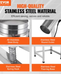 Ideal for Food and Chemical Sieving