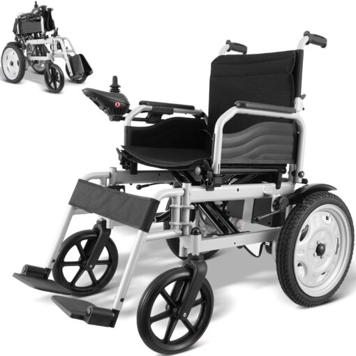 VEVOR Intelligent Foldable Electric Wheelchair with 20 km 125 Miles Range