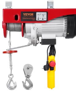 VEVOR Electric Hoist Crane Winch 400 kg/880 lbs with 4.3 m/14 ft Wired Remote Control 230V