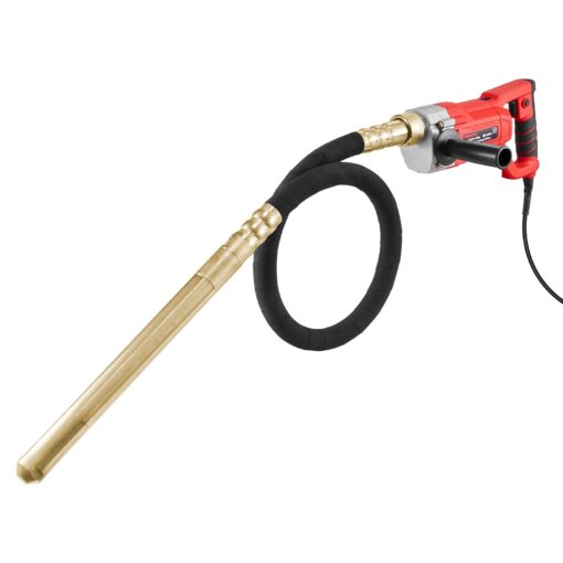 VEVOR Handheld Electric Concrete Vibrator 800W with 15m 49ft Shaft and 138in 35cm Head Diameter for Efficient Air Bubble Removal