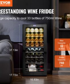 Freestanding Refrigerator with Silent Operation