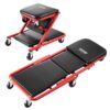 VEVOR 91 cm 36 in Foldable Z Garage Creeper and Mechanic Stool with 136 kg 300 lbs Capacity and Cushioned Padding
