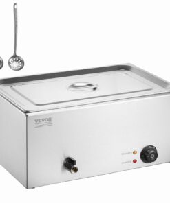 VEVOR Commercial Electric Food Warmer with 18L (19qt) Pan