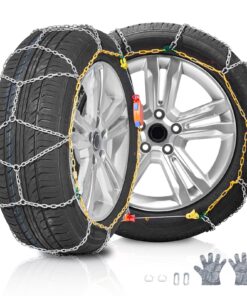 VEVOR Manganese Alloy Steel Snow Chains for Tires - Set of 2