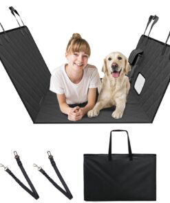 VEVOR Waterproof Dog Car Seat Cover with Breathable Mesh and Safety Belt