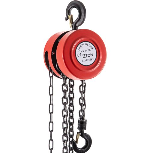 VEVOR 2 Ton 4400 lbs Capacity Chain Hoist with 8 ft 25 m Lift