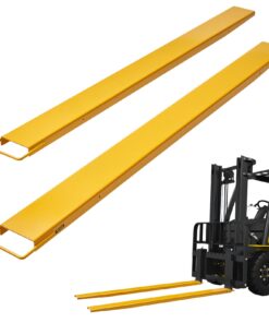 VEVOR Heavy Duty Steel Forklift Pallet Fork Extensions 2440 mm x 140 mm