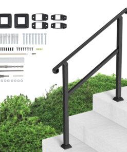 VEVOR Outdoor Handrail for 2-3 Steps